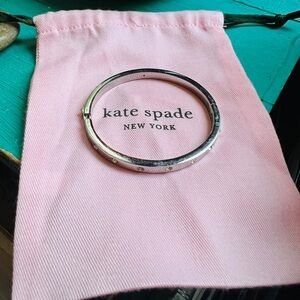 Kate Spade New York CZ minimalist bangle bracelet